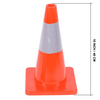 18" PVC Safety Road Parking Barrier Traffic Cone