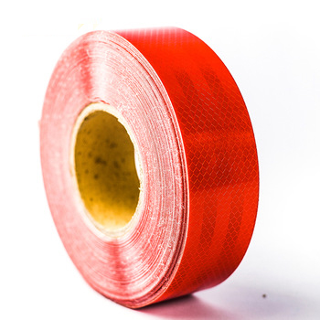 Red Micro-Prismatic High Visibility Relfective Tape