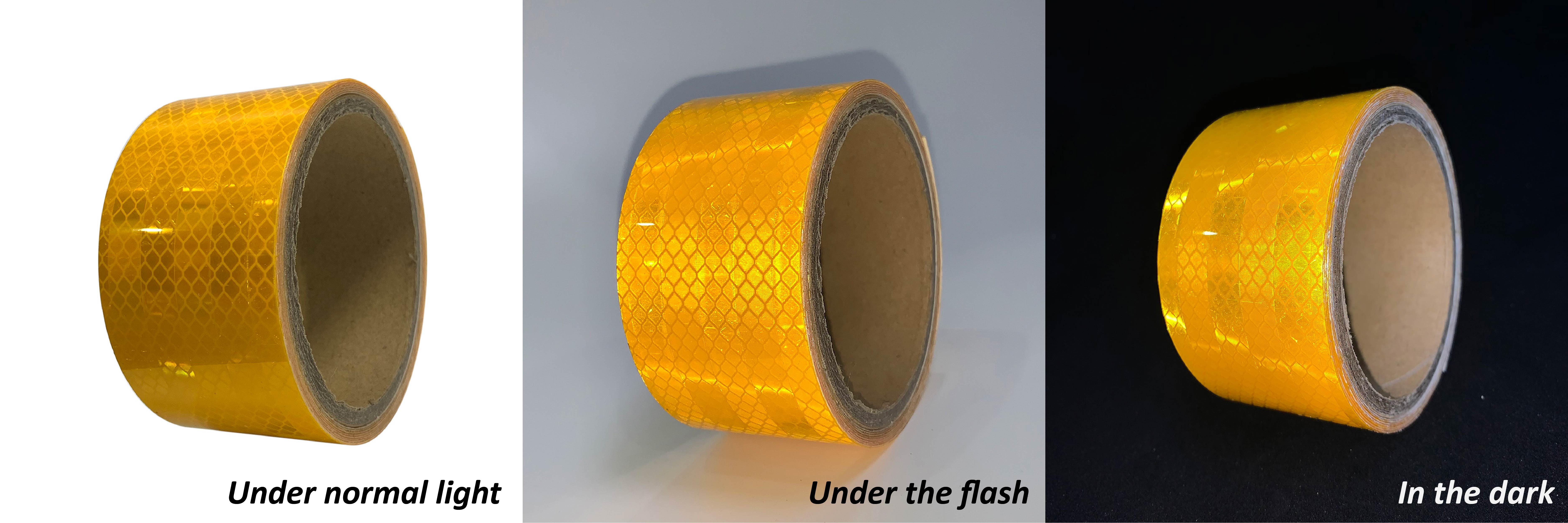 PET micro-prismatic reflective tape GOLDEN