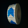 5cm*25m PVC Honeycomb Arrow Reflective Tape Blue+White