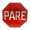 "PARE" Reflective Aluminium Traffic Sign Plate 8-sided Shape