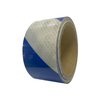 5cm*5m PET Prismatic Retro-reflective Conspicuity Marking Tape for Vehicle White+Blue