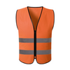 Construction Working Safety Vest Reflective Hi Vis Cycling Fluorescent Workwear Security Jacket 