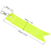 High-Vis Safety Reflector Gear Tag Pendant Backpack PVC Reflective KeyChain 