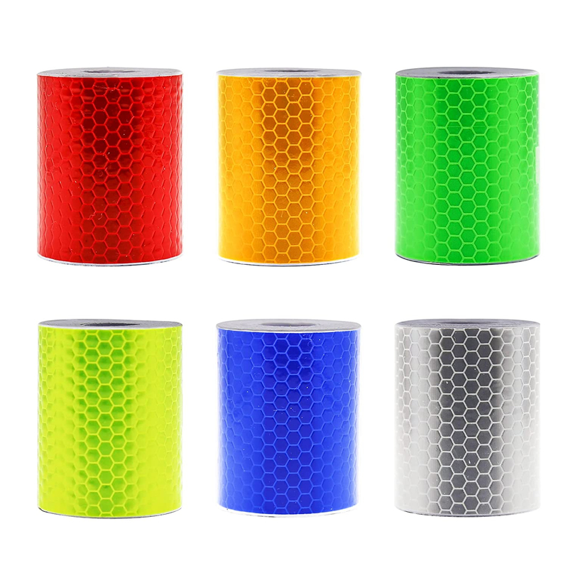 Reflective Warning Tapes Waterproof Durable Night Safety Conspicuity Reflector Stickers