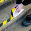 5cm Width Yellow Black Self-Adhesive Warning Anti-slip Tape for Stairs 