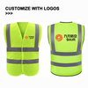 Security Vest Reflective Safety Clothing Construction Night Work Jacket