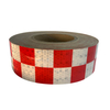 PVC Honeycombe Checkerboard Retro-Reflective Tape White+Red