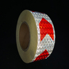 5cm*25m PVC Honeycomb Arrow Reflective Tape Red+White