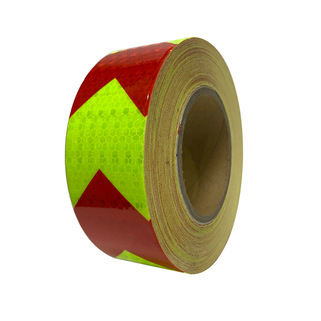 Red and Fluo-Yellow Honeycomb Retro Reflective Tape