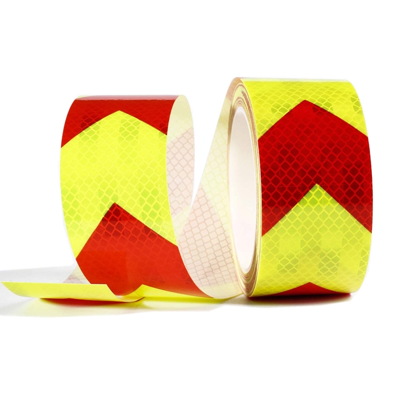 Conspicuity PET Micro-prismatic Arrow Reflective Safety Tape Vehicle Reflector Sticker