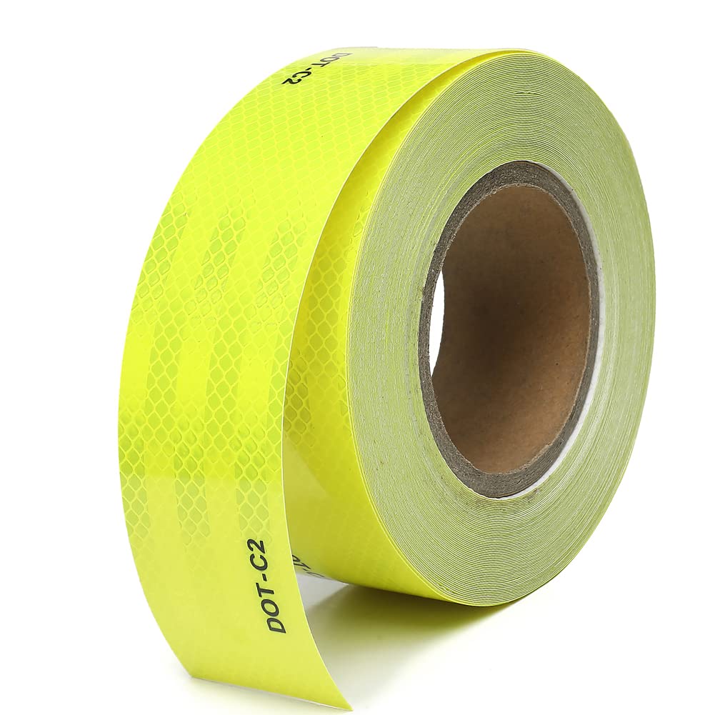 High-Vis Outdoor Waterproof Self-adhesive DOT-C2 Reflective Safety Conspicuity Tape 