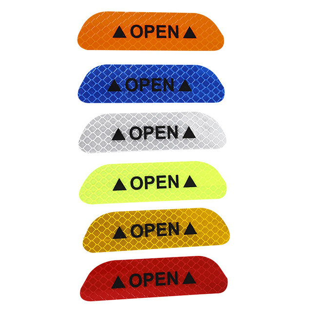 Fluorescent Yellow Color High Intensity Retro-Reflective Sticker for Cars