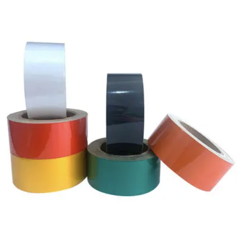 What are the types and characteristics of glassbeads reflective tape?