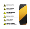 5cm Width Yellow Black Self-Adhesive Warning Anti-slip Tape for Stairs 