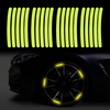 Night Safety Reflective Stripe Car Wheel Rim Universal Reflective Stickers