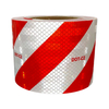 High Intensity Prismatic Reflective Sheeting PET Red/White DOT-C2 Strip Tape