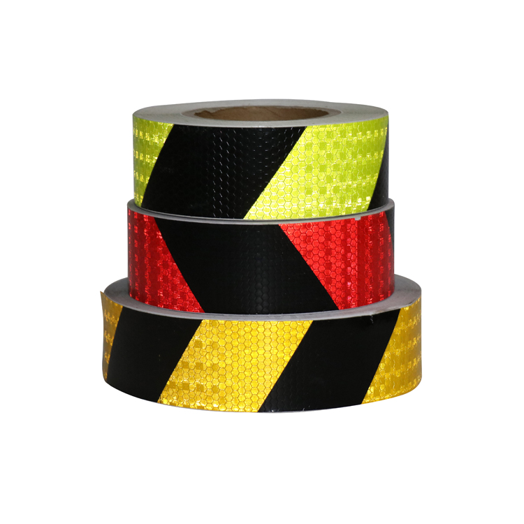 Honeycomb Striped Reflective Tape for Vehicles Safety Sign