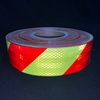 Yellow+Red Micro-Prismatic Twill Reflective Tape