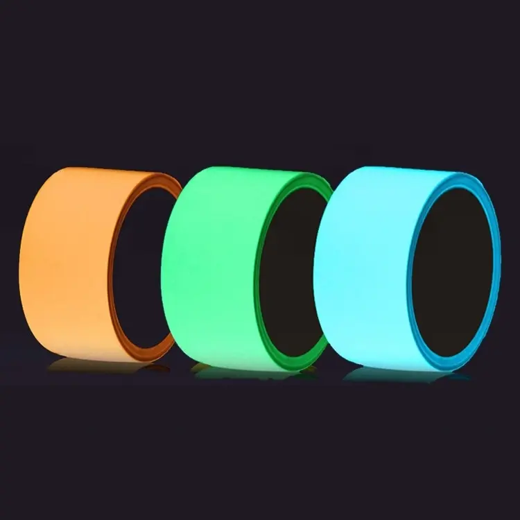 Luminous Self-adhesive Glow In The Dark Tape Home Decoration Color Photoluminescent Tape