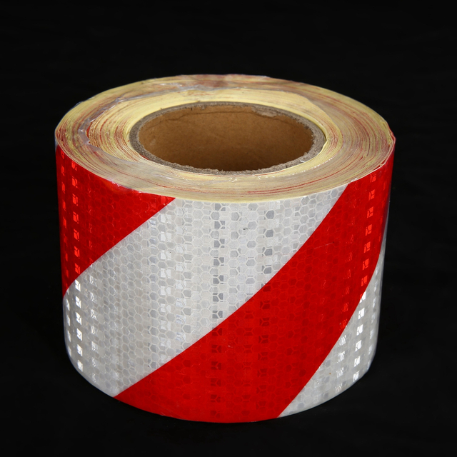 Hot Sale Customize Printed Signal Adhesion Safety Flagging Barrier PVC Reflective Warning Tape