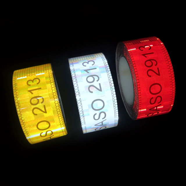 High Quality Aluminizing SASO 2913 Reflective Tape for Saudi Arabia 