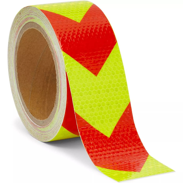 High Intensity Honey Comb Type Arrow PVC Adhesive Sticker Reflective Tape for Safety