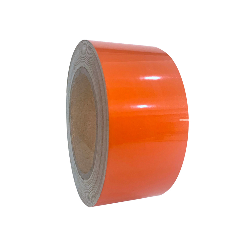 Orange Glass Beads Reflective Tape for Roadway Marking