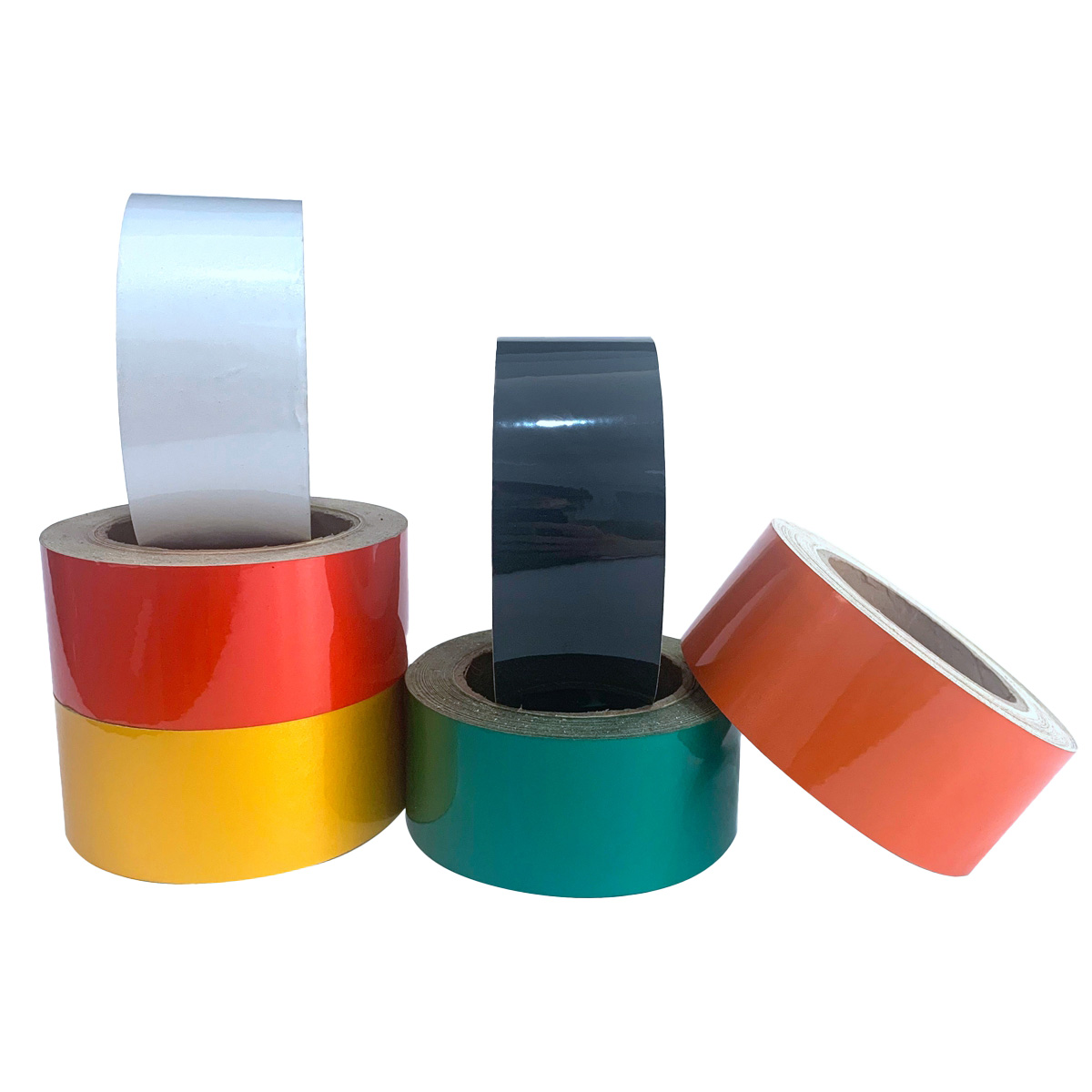 PET/PMMA Solid Color Adhesive Sticker Glassbeads Reflective Tape