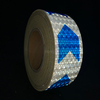 5cm*25m PVC Honeycomb Arrow Reflective Tape Blue+White