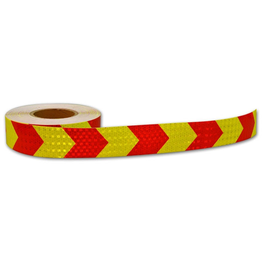 PVC honeycomb arrow reflective tape red+yellow