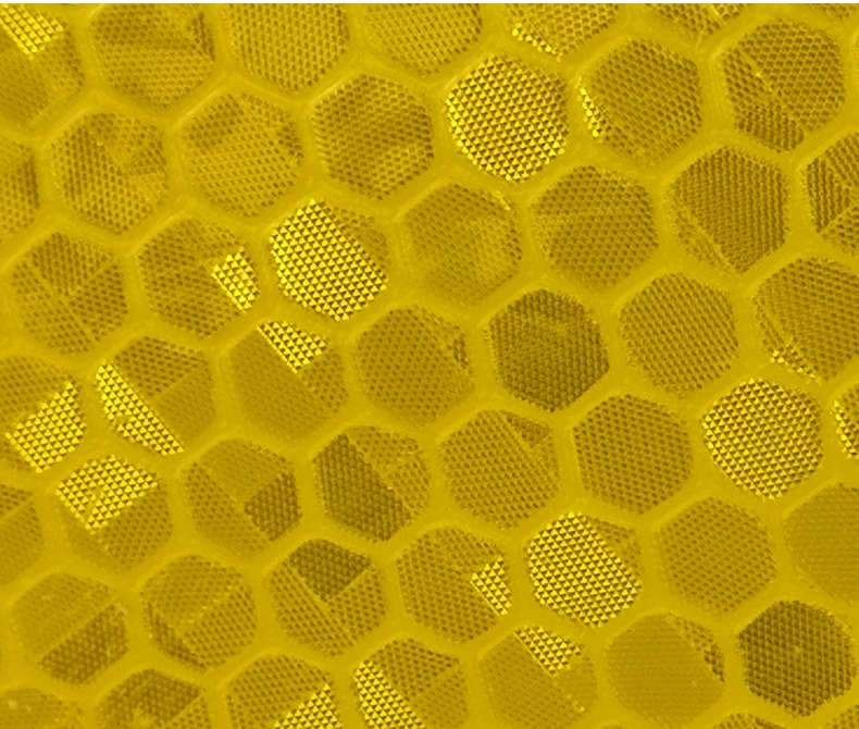 PVC 5cm*5m Honeycomb Monochrome Solid Color Reflective Tape