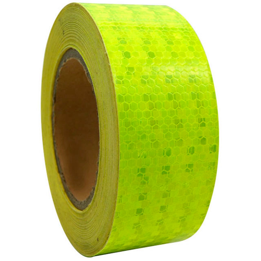 White PVC Material Safety Warning Self-Adhesion Reflective Tape