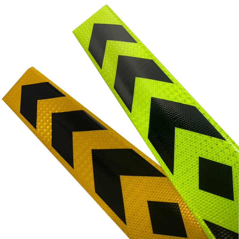 PVC 10*90cm Arrow Honeycomb Reflective Stickers