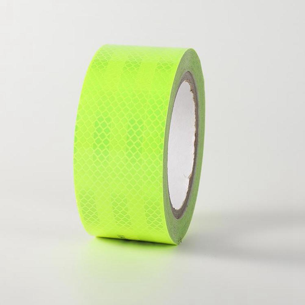 PET micro-prismatic reflective tape fluorescent