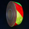 Yellow+Red Micro-Prismatic Twill Reflective Tape