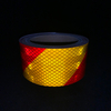 Golden+Red 5cm*5m Micro Prismatic Twill Reflective Tape for Traffic