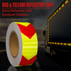 Red Yellow Arrow Adheisve Reflective Safety Caution Conspicuity Warning Tapes