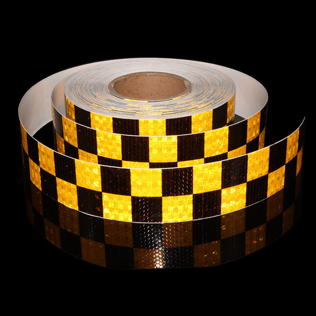 PVC Glittering Film Honeycombed Checkerboard Retro Reflective Tape 