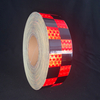 Red+Black PVC Honeycombe Lattice Retro-Reflective Tape