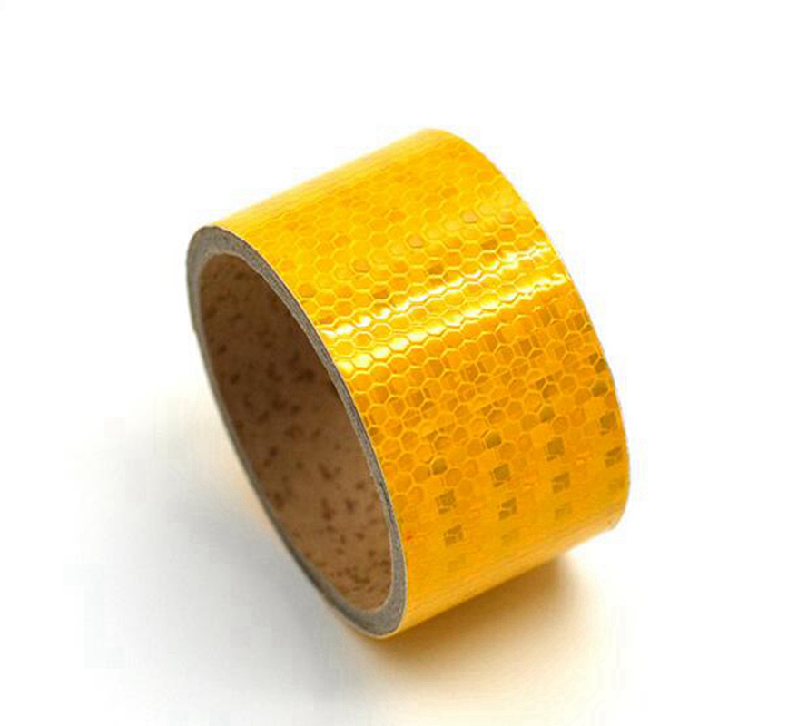 yellow PVC honeycomb reflective tape