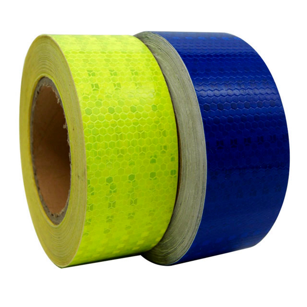  5cm*45m PVC Honeycomb Customized Solid Color Reflective Tape