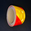 Golden+Red 5cm*5m Micro Prismatic Twill Reflective Tape for Traffic