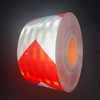 10cm*45m PET Micro-Prismatic Arrow Reflective type Sheeting Red+white