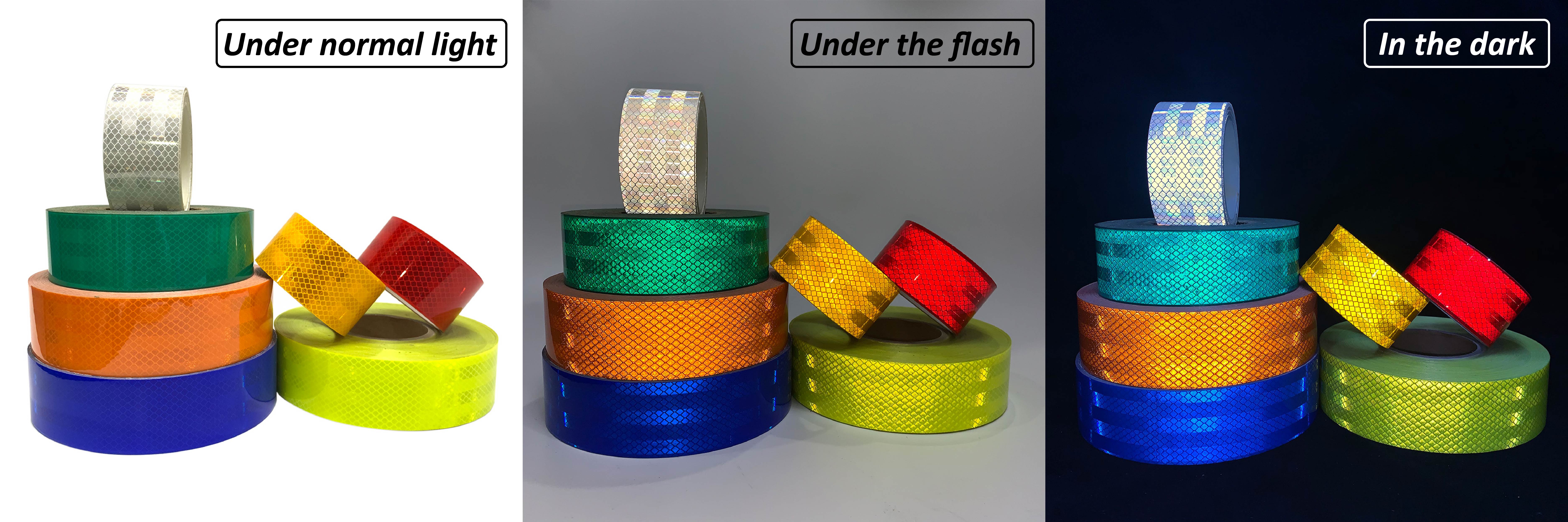 PET micro-prismatic reflective tape