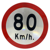 60cm "80KM/H" Reflective Aluminium Traffic Sign Plate