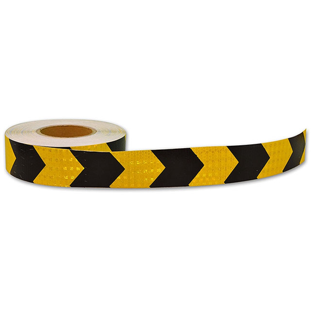 PVC honeycomb arrow reflective tape black+golden