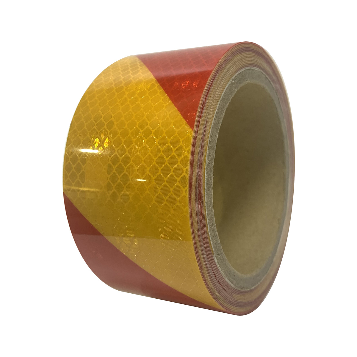 Golden+Red 5cm*5m Micro Prismatic Twill Reflective Tape for Traffic
