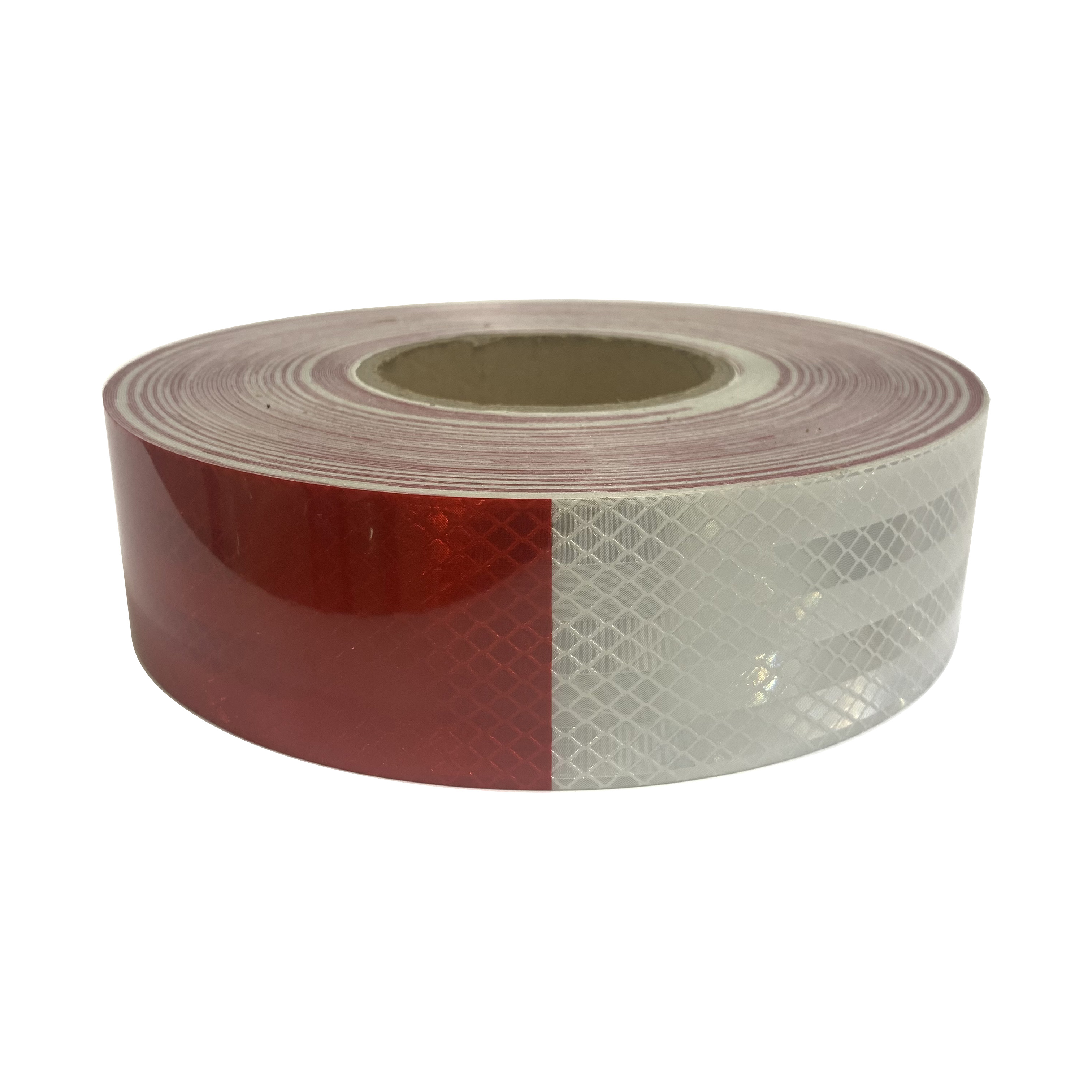Red+White Microprism Reflective Tape for Vehicles Safety Sign