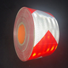 10cm*45m PET Micro-Prismatic Arrow Reflective type Sheeting Red+white